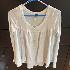 Free people waffle top